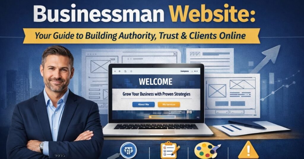 Businessman Website: How to Build a Powerful Online Presence That Attracts Clients, Trust, and Revenue