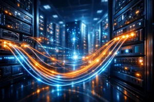 Credo Technology Group high-speed connectivity solutions powering AI data infrastructure with fiber optics and advanced networking technology